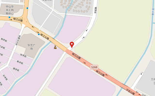 Mapa da região do hotel